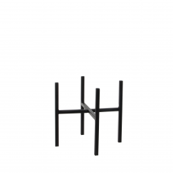 Ascot Plant Standaard Zwart - L24Xb24Xh25Cm