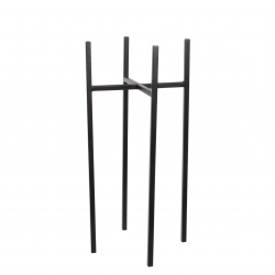 Ascot Plant Standaard Zwart - L24Xb24Xh55Cm