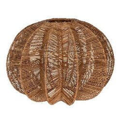 PTMD Asix Natural rattan lampshade round high