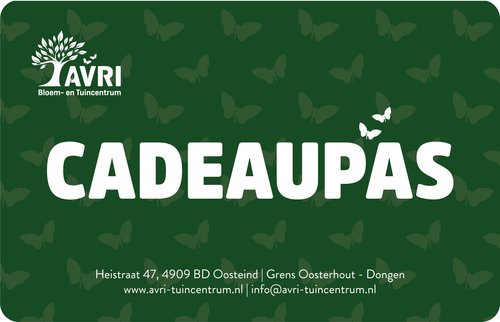 AVRI Cadeaupas Vrije Waarde