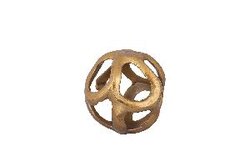 PTMD Axelle Gold aluminum deco ball round S