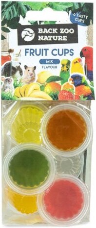BACK ZOO NATURE FRUITCUP MIX ZAK A 6 STUKS