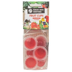 Back zoo nature Vogelsnack fruitcup strawberry 6st