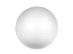 Bal styrofoam d20cm wit
