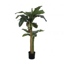 Bananen boom groen in plastic pot - h150xd85cm