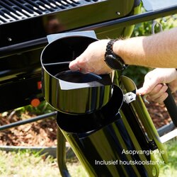 Barbecook Magnus comfort houtskoolbarbecue zwart - afbeelding 5