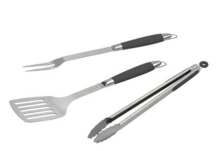 Barbecook Set vork/spatel/tang zwart