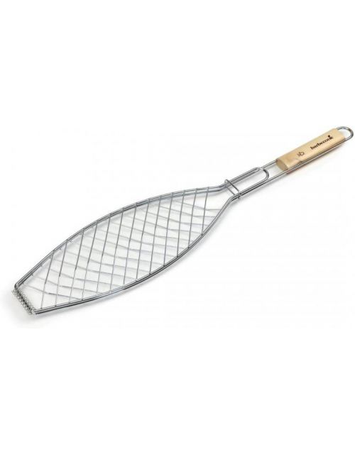 Barbecook visgrill uit chroom en hout 66x14cm fsc-100% (per 6st.)