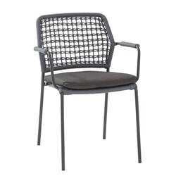 Barista stacking chair Blue with cushion - afbeelding 1