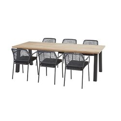 Barista stacking chair Blue with cushion - afbeelding 5