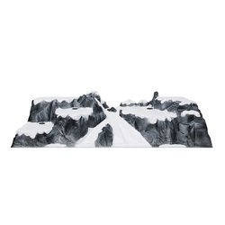 BASIS KERSTDORP SKIPISTE 120X40CM - afbeelding 2