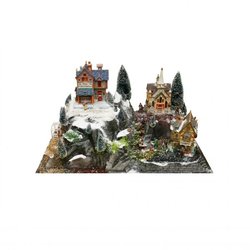BASIS KERSTDORP TUNNEL 80X40CM - afbeelding 2