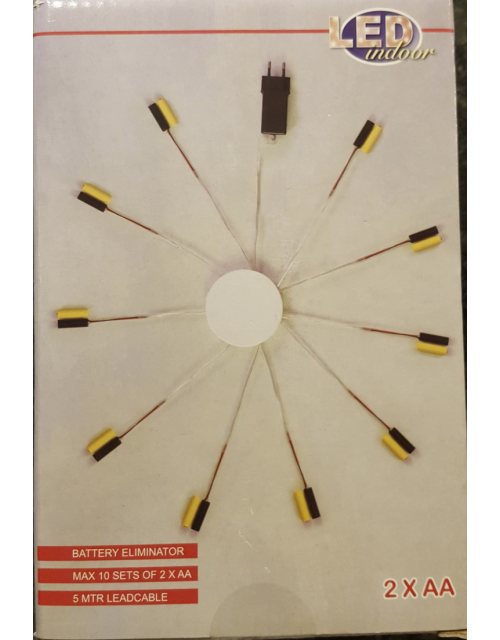 Anna's Collection Trafo 4,5V voor 10 x 3 AA batterijen