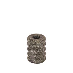 PTMD Bazil Moss Green marble candle holder layered S - afbeelding 2
