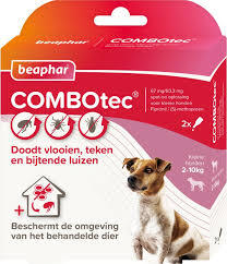 Beaphar Combotec hond 2-10kg 2pip