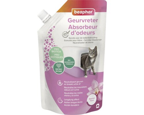 Beaphar Geurvreter katbakreiniging orchidee 400g