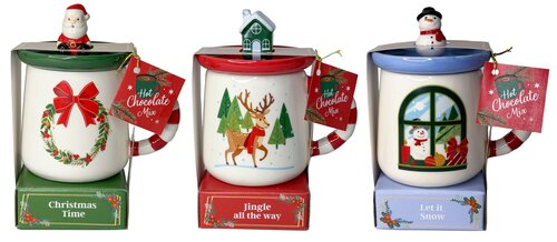 Becky Mugs with Lid