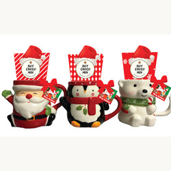 Becky Santa & Friends mugs 3ass.
