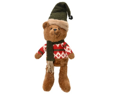 Beer polyester l16b12h39cm bruin
