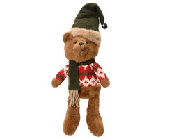 Beer polyester l16b12h39cm bruin