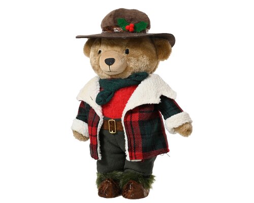 Beer polyester l20b25h45cm rood