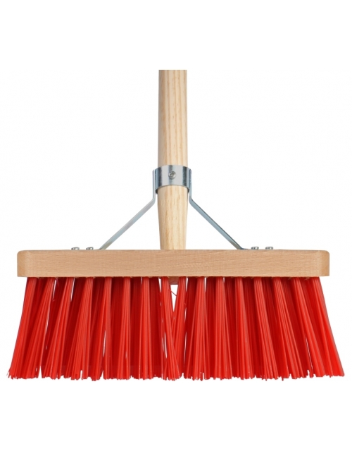 Bezem rood 28cm incl. steel