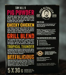 Bickery Smo try all 5 box rubs 150g - afbeelding 2