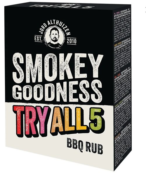 Bickery Smo try all 5 box rubs 150g - afbeelding 1