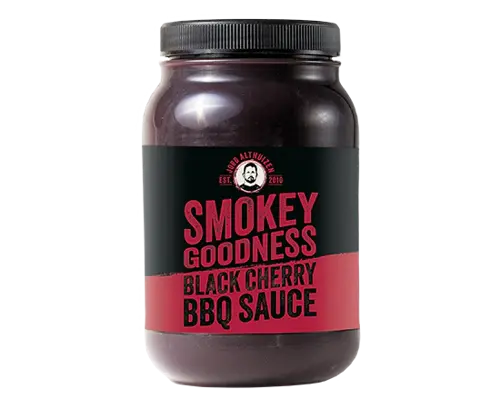 Bickery smokey goodness Black cherry bbq saus 500ml