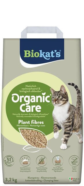 Biokat's Kattenbakvulling orgnc plantfibres 8l