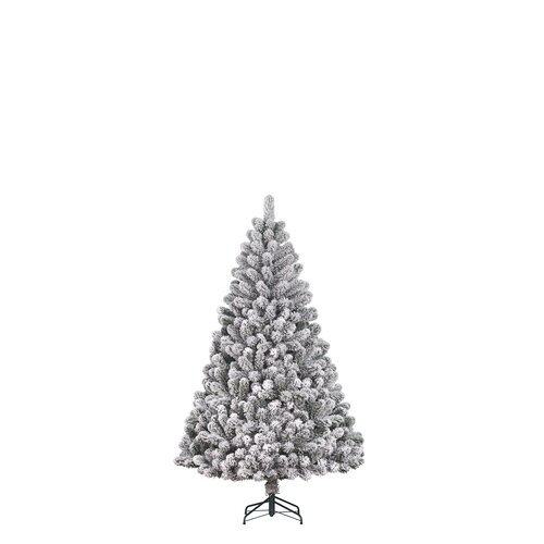 Black box trees Charlton kerstboom groen frosted TIPS 220 - h120xd76cm