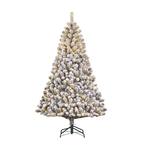 Black box trees Charlton kerstboom led groen frosted warm wit 400L TIPS 989 en timer & dimmer - h230