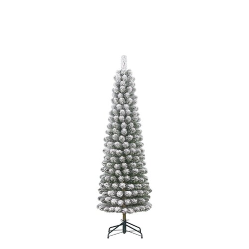 Black box trees Charlton Pilar kerstboom groen frosted TIPS 280 - h185xd53cm
