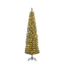 Black box trees Charlton Pilar kerstboom led groen warm wit 160L TIPS 362 en timer & dimmer - h215xd