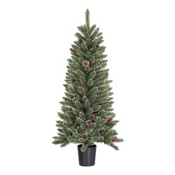 Black Box Trees Creston kerstboom groen frosted 200 TIPS - h120xd60cm