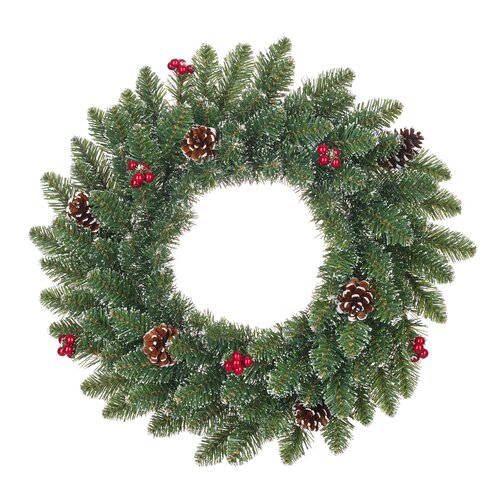 Black box trees Creston krans bes groen frosted TIPS 142 - d60cm