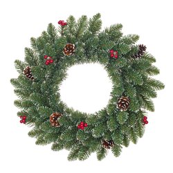 Black box trees Creston krans bes groen frosted TIPS 142 - d60cm