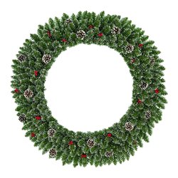 Black box trees Creston krans groen 320 TIPS - h18xd90cm