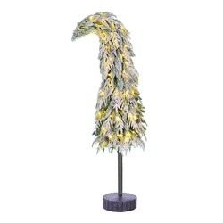 Black box trees Deerfall kerstboom groen frosted warm wit 150L 1819 TIPS en timer - h245xd66cm