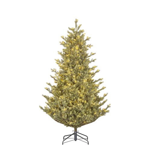 Black box trees Delmar kerstboom led groen warm wit Full PE 410L TIPS 5702 en timer & dimmer - h215x