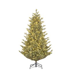 Black box trees Delmar kerstboom led groen warm wit Full PE 410L TIPS 5702 en timer & dimmer - h215x