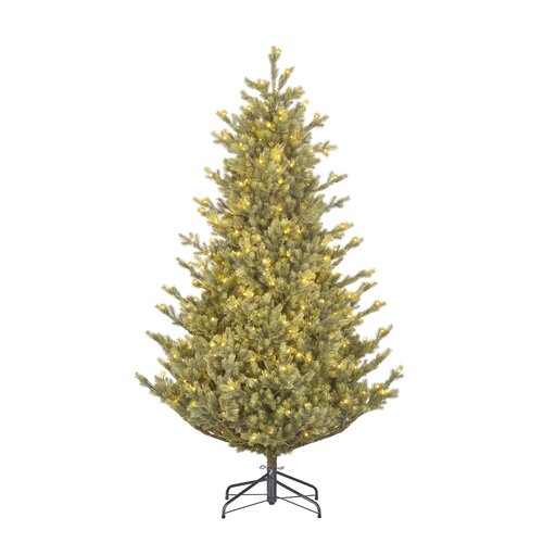 Black box trees Delmar kerstboom led groen warm wit Full PE 486L TIPS 6886 en timer & dimmer - h230x