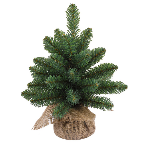 Black Box Trees Derby kerstboom w burlap groen TIPS 36 - h30xd20cm
