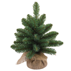 Black Box Trees Derby kerstboom w burlap groen TIPS 36 - h30xd20cm