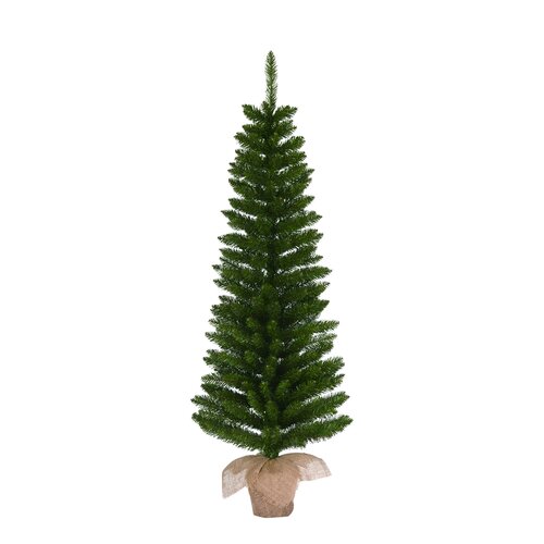 Black box trees Gerlos kerstboom met burlap groen 222 TIPS - h150xd57cm
