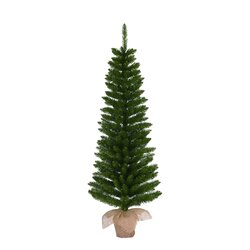 Black box trees Gerlos kerstboom met burlap groen 222 TIPS - h150xd57cm