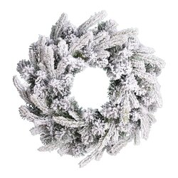 Black Box Trees Grimshaw krans groen frosted 80 TIPS - h12xd45cm
