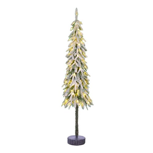 Black box trees Lodge kerstboom groen frosted warm wit 150L 547 TIPS en timer - h230xd66cm