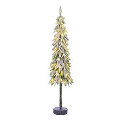 Black box trees Lodge kerstboom groen frosted warm wit 150L 547 TIPS en timer - h230xd66cm