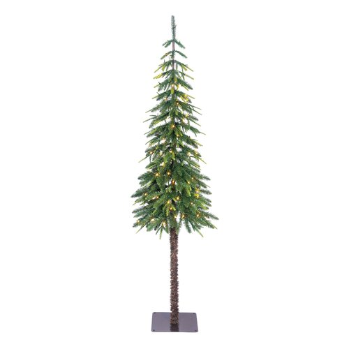 Black Box Trees Lodge kerstboom groen warm wit 120L TIPS 521 en timer & dimmer - h215xd61cm